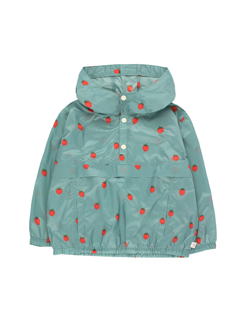 [Tiny Cottons] “STRAWBERRIES” PULLOVER _ sea green/red