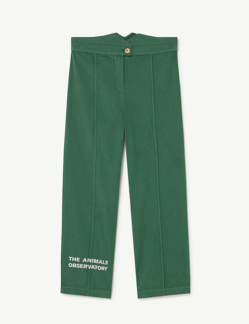 [T.A.O]  PORCUPINE KIDS PANTS _ Green The Animals