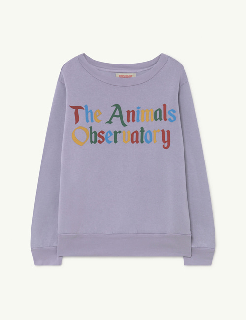 [T.A.O]  BEAR KIDS+ SWEATSHIRT _ Soft Purple The Animals
