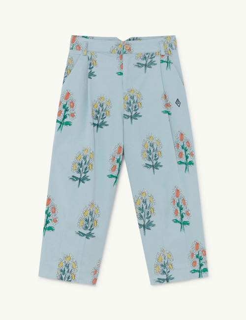 [T.A.O]  Soft Blue Flowers Emu Kids Trousers