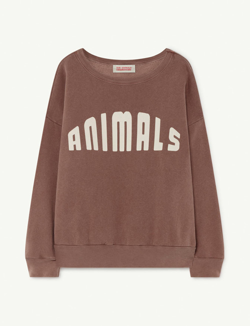 [T.A.O]  Brown Animals Big Bear Kids Sweatshirt
