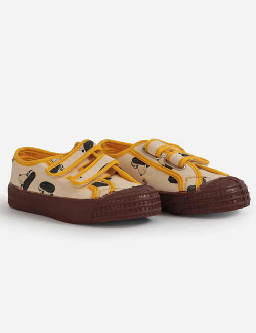 [BOBO CHOSES]  Doggie All Over scratch sneakers[25, 26, 27, 28, 29, 30, 31, 33]