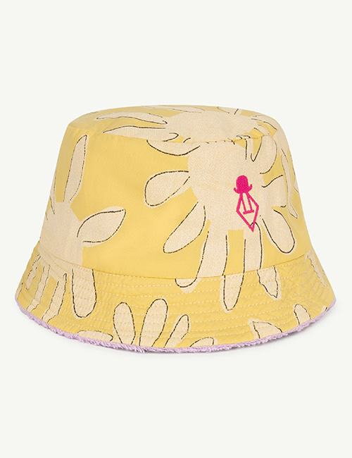 [T.A.O]  STARFISH KIDS HAT _ Yellow Flowers [M (54cm), L (56cm)]