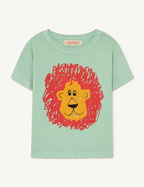 [T.A.O]  ROOSTER KIDS+ T-SHIRT _ Blue Lion [12Y]