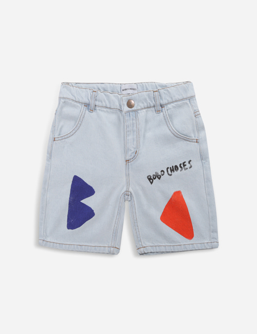 [BOBO CHOSES] B.C colors denim bermuda shorts [6-7y, 10-11y]