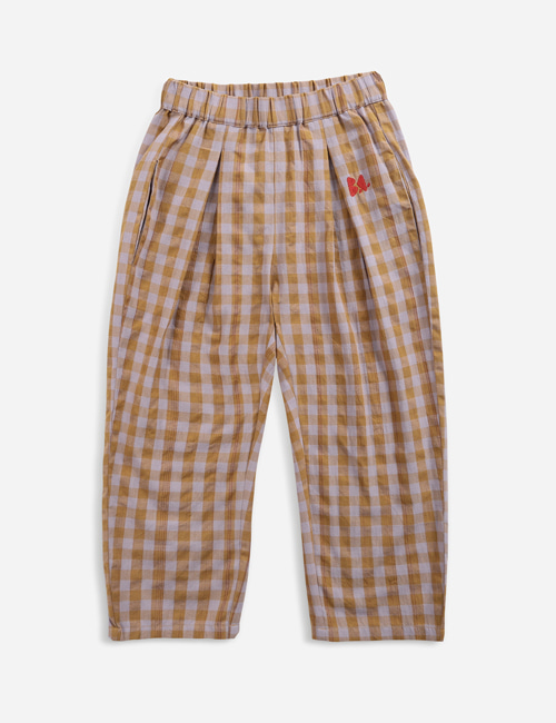 [BOBO CHOSES] Vichy woven pants [10-11y]