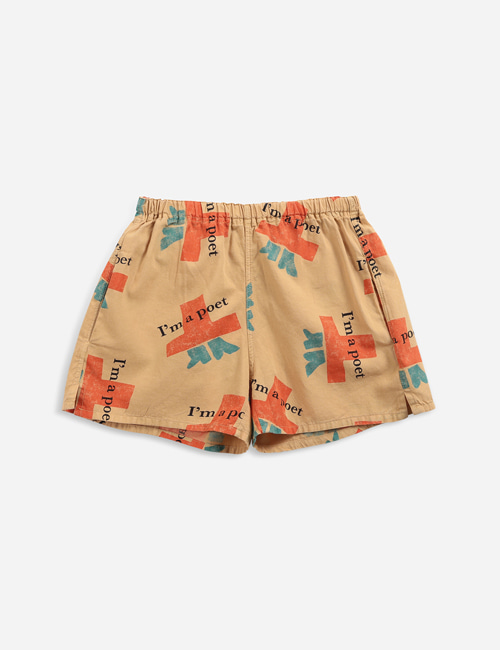 [BOBO CHOSES] I&#039;m a Poet all over woven shorts [4-5y, 10-11y]