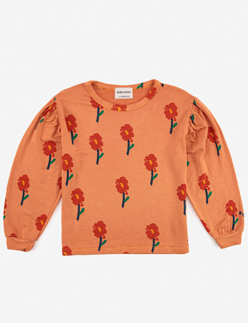 [BOBO CHOSES]  Flowers all over long sleeve T-shirt [8-9Y, 10-11Y]