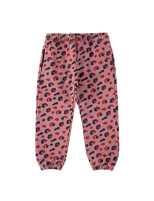 [BONMOT] Jogger trouser leopard _ Rust [4-5Y]