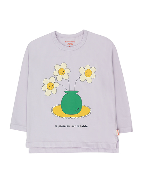 [TINY COTTONS] LES FLEURS TEE _ lilac[3Y,6Y]