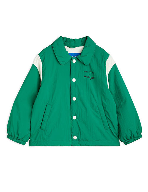 [MINIRODINI X WRANGLER] Peace dove coach lined jacket _ Green [80/86]