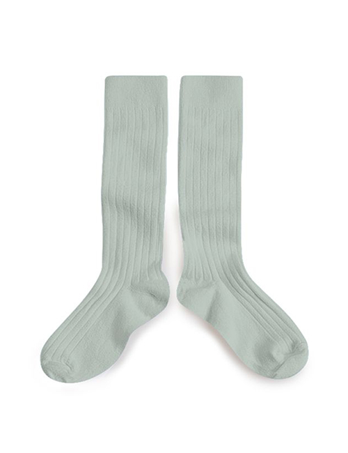[COLLEGIEN] Ribbed Knee-high Socks (N0.876) [21/23, 24/27, 32/35]
