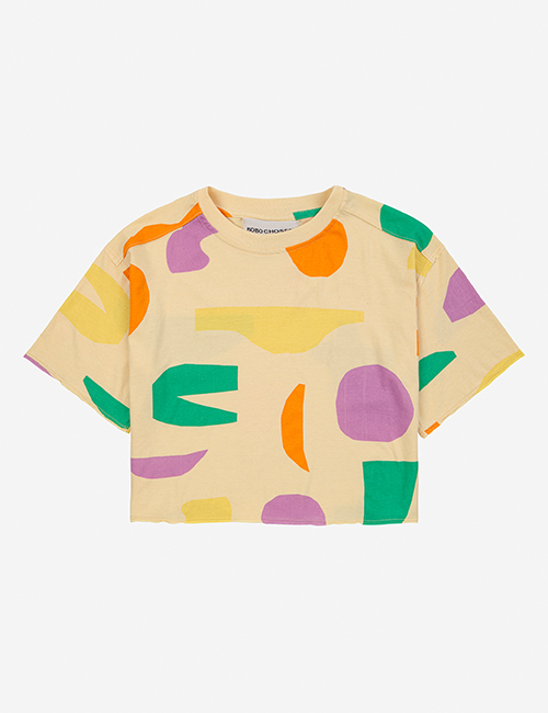 [BOBO CHOSES] Summer Landscape all over T-shirt _ LIGHT YELLOW [4-5Y,6-7Y]