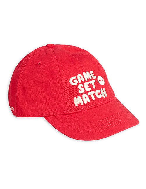 [MINI RODINI] Game set match cap _ Red