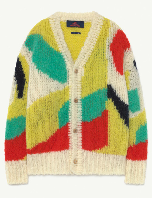 [T.A.O] ARTY RACOON KIDS CARDIGAN  MULTICOLOR