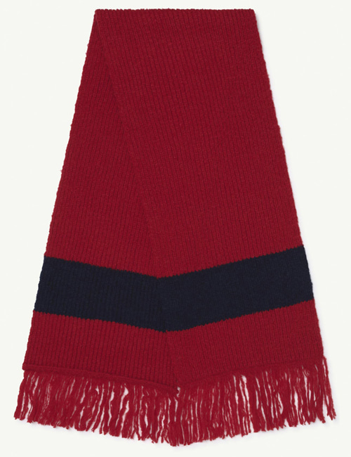 [T.A.O] SNAKE ONESIZE SCARF  Red