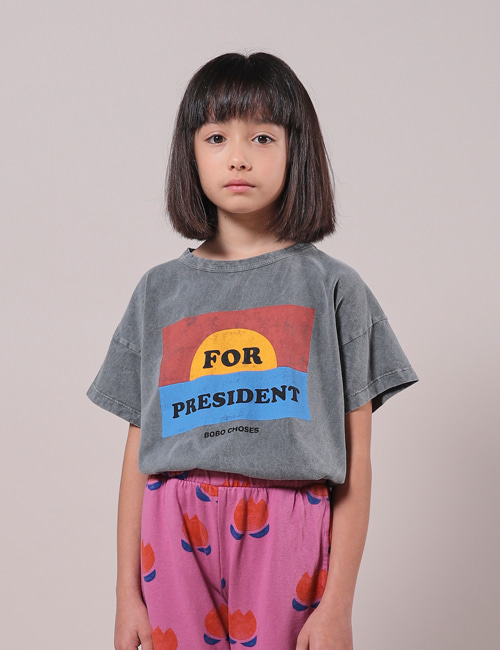 [BOBO CHOSES] For President Short Sleeve T-Shirt