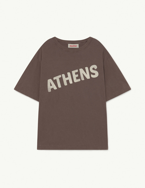 [T.A.O]  ROOSTER OVERSIZE KIDS T-SHIRT _ Deep Brown Athens