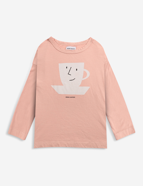 [BOBO CHOSES]  Cup Of Tea long sleeve T-shirt [6-7y,10-11y]