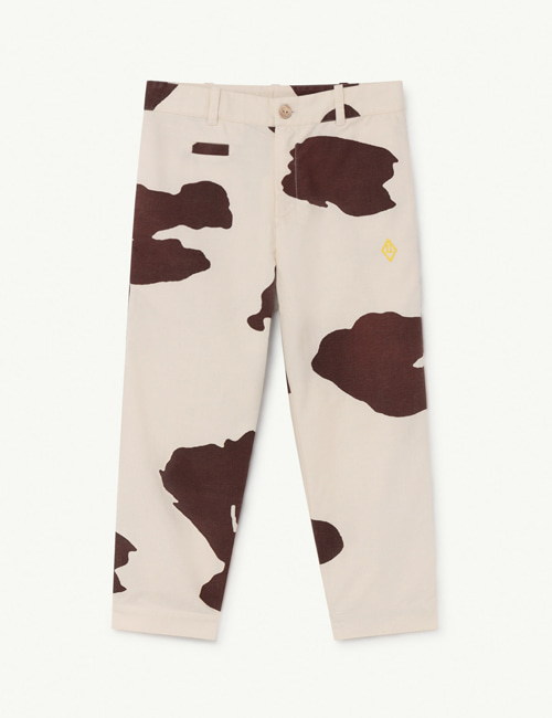 [T.A.O]  White Cow Camel Kids Trousers