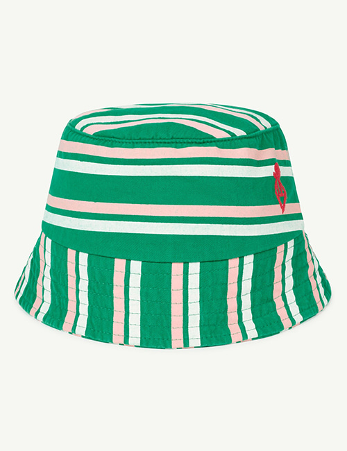 [T.A.O]  STARFISH KIDS HAT _Green Stripes