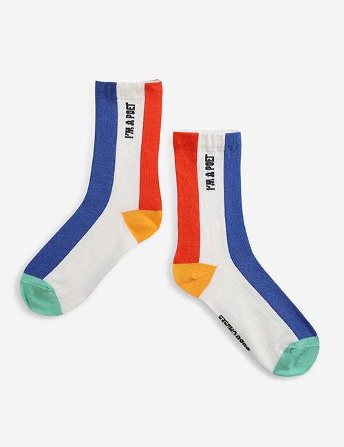 [BOBO CHOSES]  Colors Stripes long socks