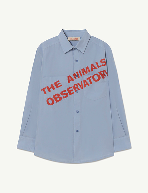 [The Animals Observatory] WOLF KIDS+ SHIRT _ Blue