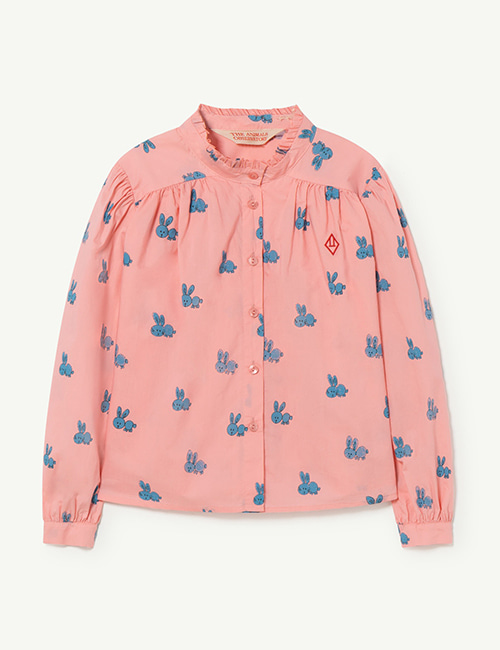 [The Animals Observatory] GADFLY KIDS SHIRT _ Pink_Rabbits[8Y, 10Y]