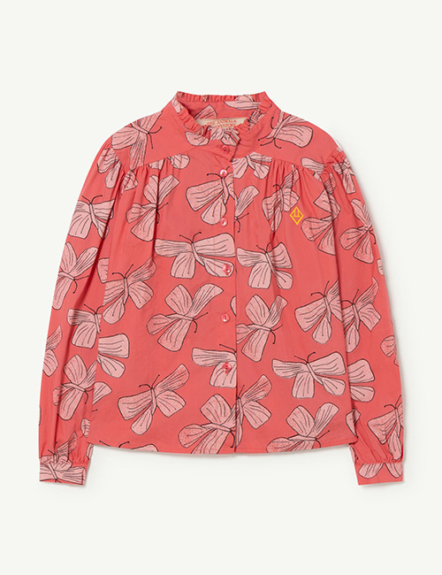 [The Animals Observatory] GADFLY KIDS SHIRT _ Pink_Butterfly[4Y, 8Y]