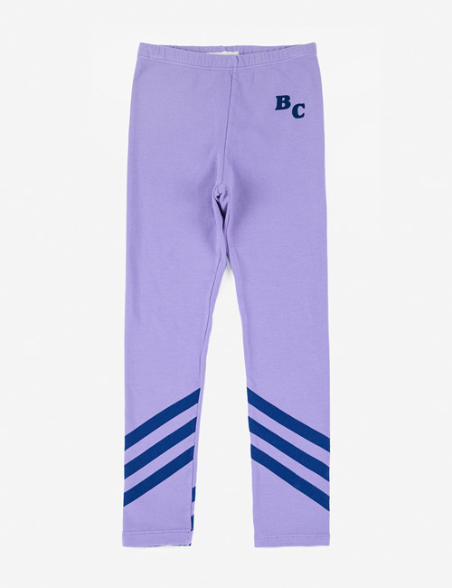 [BOBO CHOSES]  Stripes leggings _ violet [2-3Y, 4-5Y, 6-7Y, 10-11Y]