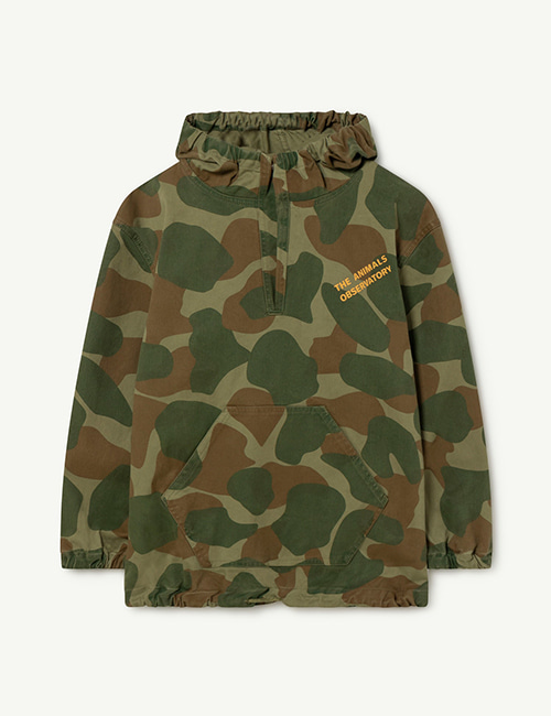 [The Animals Observatory] CARP KIDS+ JACKET _ Green_Military [6Y]