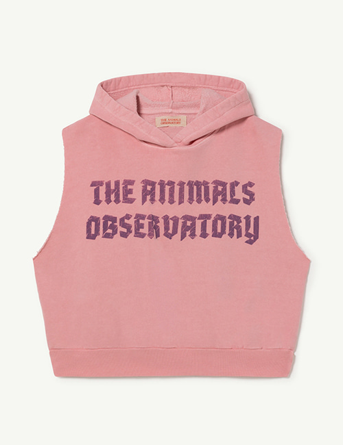[The Animals Observatory] WHALE KIDS SWEATSHIRT _ Pink
