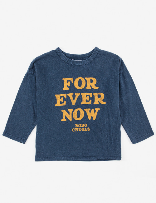 [BOBO CHOSES]  Forever Now yellow long sleeve T-shirt [2-3Y, 4-5Y, 8-9Y]