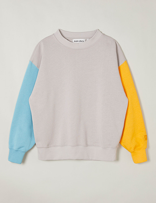 [MAIN STORY]Oversized Sweatshirt _ Colourblock[4Y, 6Y, 12Y]