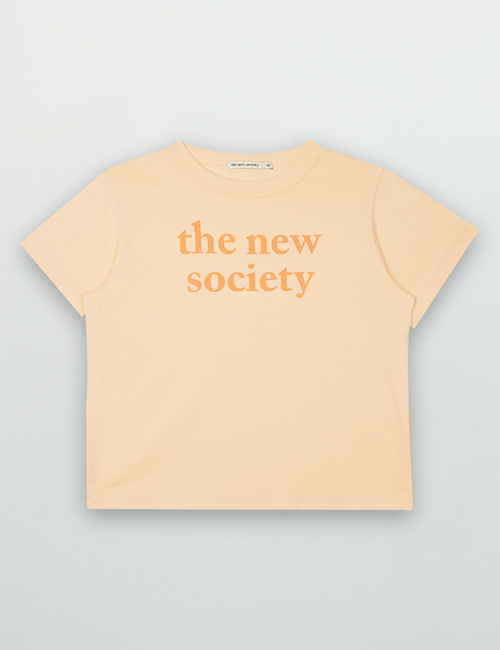 [THE NEW SOCIETY]  Logo Print Tee _ Bellini [6Y,14Y]