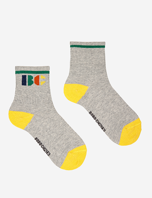[BOBO CHOSES]Multicolor BC short socks [32-34, 35-37]