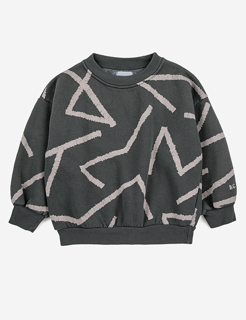 [BOBO CHOSES]Lines all over sweatshirt [2-3Y, 4-5Y, 8-9Y, 12-13Y]