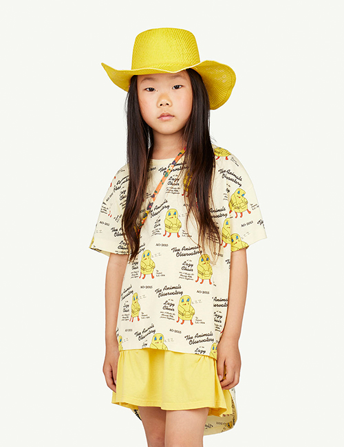 [The Animals Observatory]  HARE KIDS T-SHIRT Soft Yellow [4Y, 6Y, 10Y, 12Y]