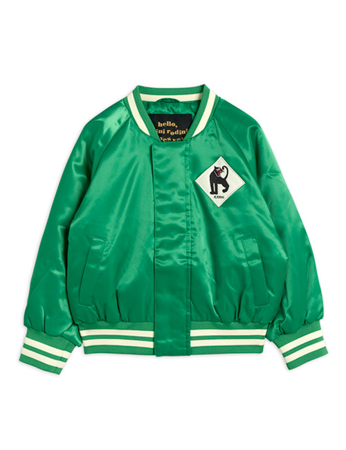 [MINIRODINI] Panther baseball jacket _ Green
