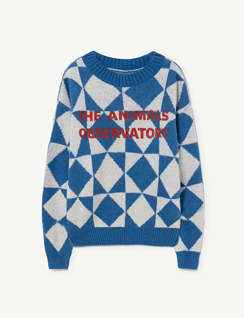 [The Animals Observatory] ARTY BULL KIDS+ SWEATER _ White