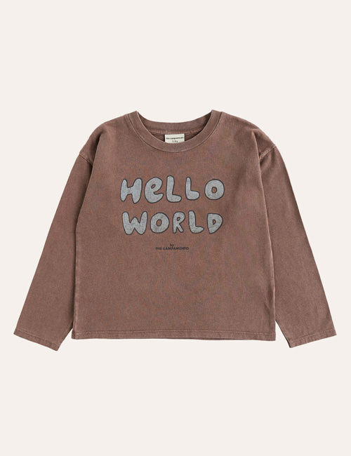 [THE CAMPAMENTO]  Hello World T-Shirt[4Y]