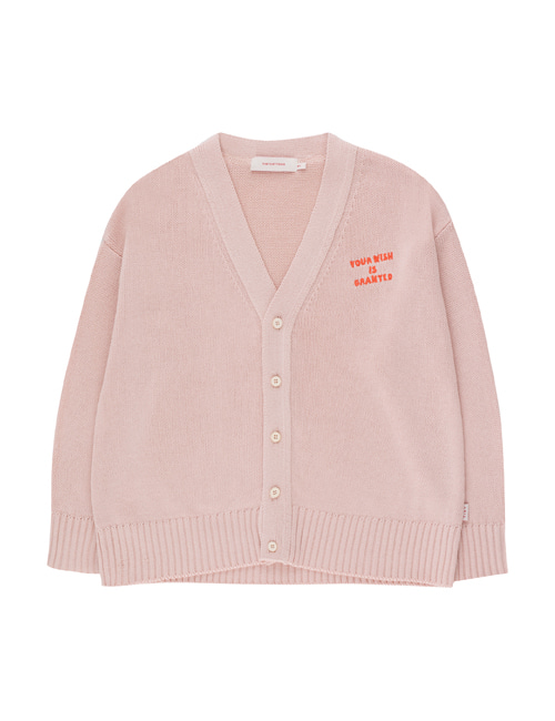 [TINY COTTONS]  YOUR WISH IS GRANTED CARDIGAN _ dusty pink