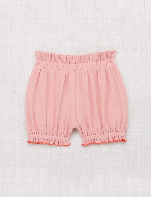 [MISHA AND PUFF]Ribbed Bubble Shorts - Rose Blush