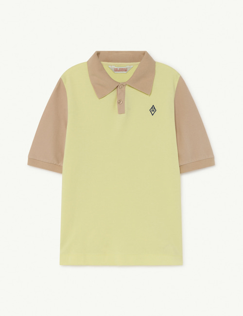 [T.A.O]  Soft Yellow Logo Beetle Kids T-Shirt