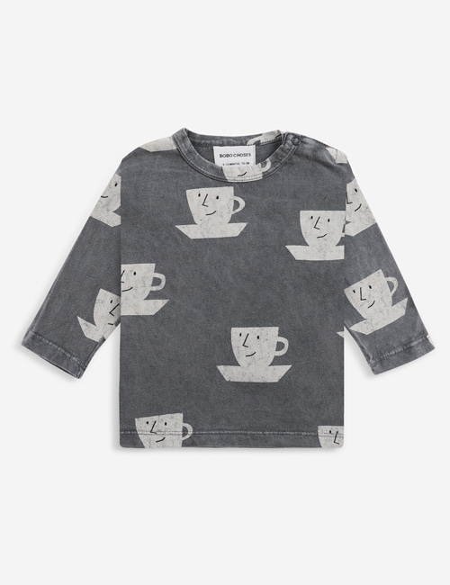 [BOBO CHOSES]  Cup Of Tea All Over long sleeve T-shirt[12-18m, 18-24m]