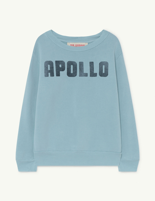 [T.A.O]  Soft Blue Apollo Bear Kids+ Sweatshirt