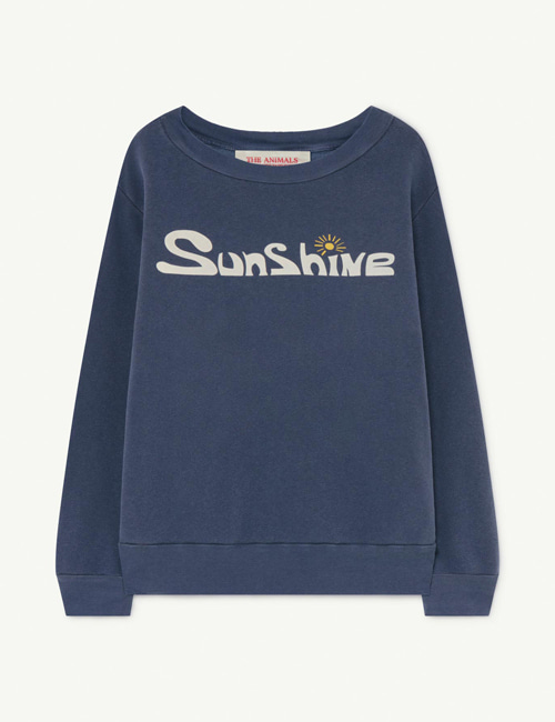 [T.A.O]  Deep Blue Sunshine Bear Kids+ Sweatshirt