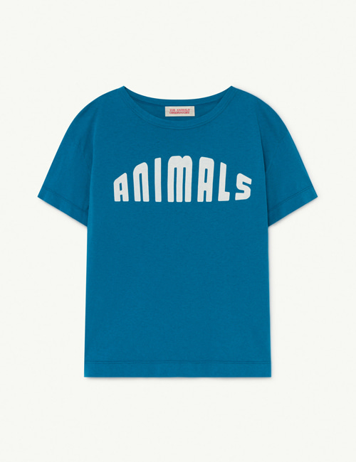 [T.A.O]  Blue Animals Rooster Kids+ T-Shirt