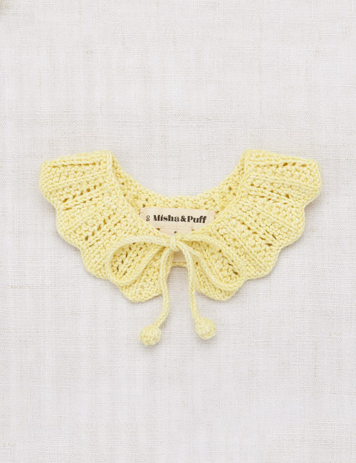 [MISHA AND PUFF]Crochet Scallop Annette Collar_Vintage Yellow