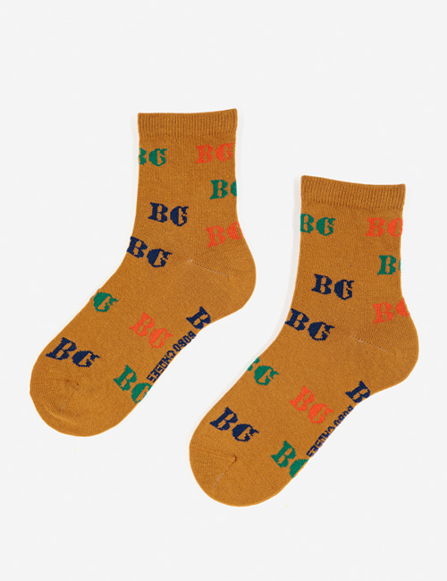 [BOBO CHOSES]  BC all over short socks [23-25, 26-28, 29-31, 32-34, 35-37]
